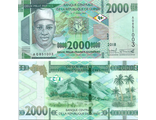 Гвинея 2000 франков 2018 г.