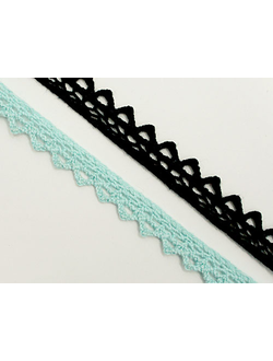 Арт. TBY 5036, KRUZHEVO 10 мм. Узкое вязаное кружево