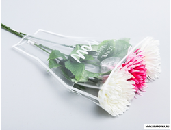 Пакет цветочный Рюмка 35 x 40 см Грация Белый 1 шт