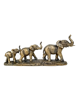 Фигурка декоративная "Три слона"