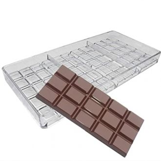 Форма пластиковая для шоколада Плитка шоколада 4 шт 6*12 см