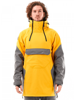 Куртка-анорак мужская сноубордическая DF UKTUS Man Yellow-Grey 800240-590