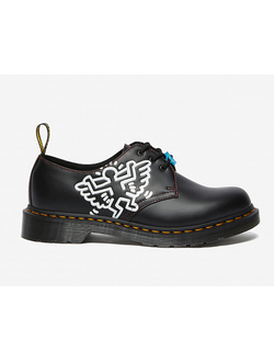 Ботинки Dr. Martens 1461 Keith Haring черные с принтом