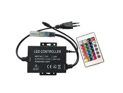 Контроллер для светодиодных RGB лент Ecola 220V 16x8 1500W 6.6A IP68 с ИК пультом CRS615ESB