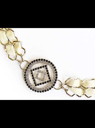 "Стамбул", подхваты для штор металлические со стразами