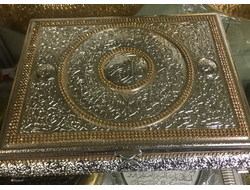 Подарочная мусульманская шкатулка из металла со стразами с Кораном внутри