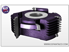 Комплект регулируемых фрез G3Fantacci 0040 для фрезерования шипового соединения с заплечиками