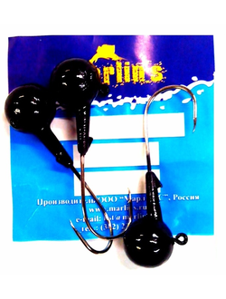 Джиггер "Marlin's" Шар кр.Asakura-JIG (3шт), арт. 8311-740, 11гр., кр.4/0, цв.C-Гальваника