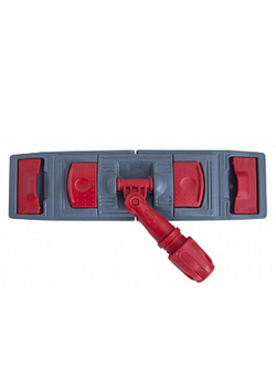 Держатель мопов универсальный 40х11см пластик, серый