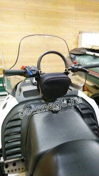 СУМКА НА РУЛЬ СНЕГОХОДА  Polaris WideTrack LX 500(550)