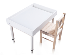 Световая домашняя песочница-стол со стулом (полный комплект)