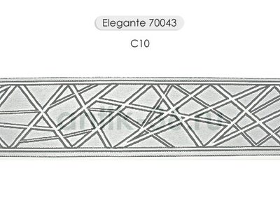 Арт. 70043, серия Elegante. Жаккардовая тесьма с футуристическим дизайном