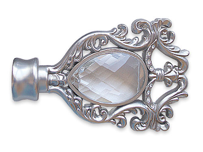 Рондо, 25 мм. Парные наконечниками с кристаллом, барокко