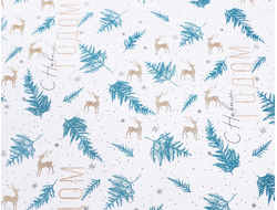 Бумага упаковочная глянцевая "Ветви", 70 х 100 см, 1 лист