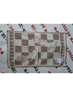 Полотенце махровое "Шахматы", арт. 6с104.511ж2, 67*40