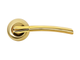 Дверные ручки RUCETTI RAP 6 SG/GP Цвет - Матовое золото/золото