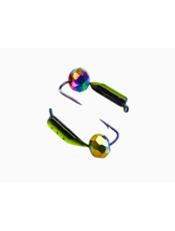 Мормышка вольфр. МАСТИВ 2 жёлтый+чёрный, гр шарик, 0,5гр. (хамелеон) арт.830