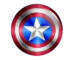 Значок или магнит Щит Капитана Америки