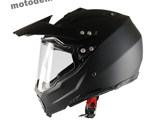 Эндуро шлем кроссовый NM Black 716 (мотошлем)