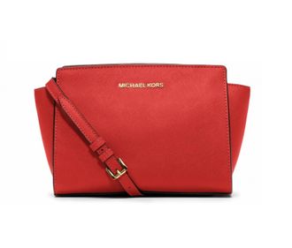 Сумка Michael Kors Selma Mini Messenger Red / Красная