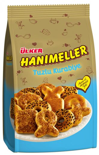 Печенье &quot;Ханимеллер&quot; курабье соленое (Hanimeller Tuzlu Kurabiye), 150 гр., Ulker, Турция