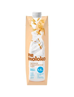 Напиток овсяный Nemoloko с кальцием и витаминами 1.5% 1 л