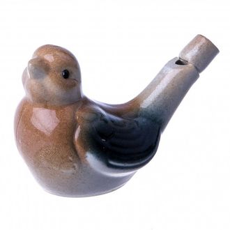 Свистулька Птичка Соловей 7 см. (керамика)