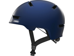 Шлем велосипедный ABUS Scraper 3.0 с регулировкой, Lifestyle, 8 отверстий, 450 гр, синий