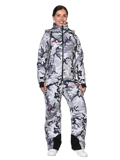 Зимний комбинезон женский Snow headquarter BB-0215 Серый