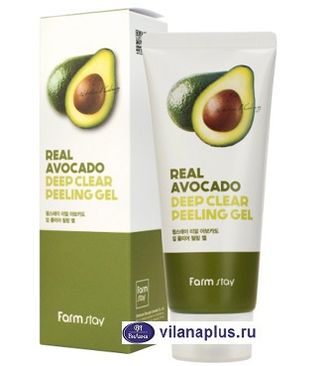 FarmStay Пилинг-гель с экстрактом Авокадо Real Avocado Deep Clear Peeling Gel, 100 мл. 959372