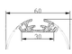 Профиль SL-ROUND-D60-2000 ANOD