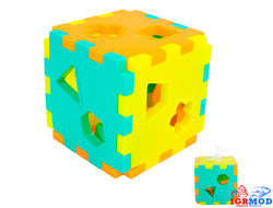 Логическая игрушка Куб (в сеточке) арт.TB-130