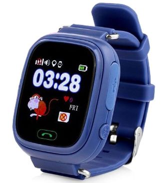 Детские часы Smart Baby Watch с GPS Q80 - синие