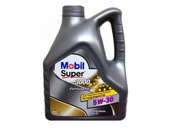 Моторное масло MOBIL Super 3000 X1 Formula FE 5W30 синтетическое 4 л.