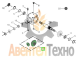 009558460 / 9558460 Комплект конических зубчатых колес: Z= 13/29