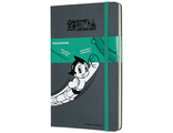 Записная книжка &quot;Astro Boy&quot; (в линейку), large, темно-серая