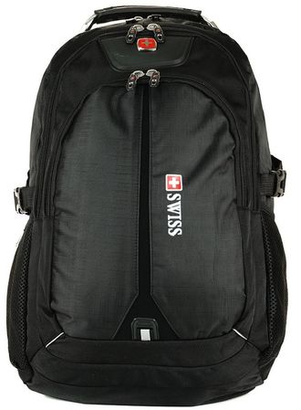 Рюкзак SWISSWIN 7228 Black / Чёрный