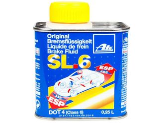 Тормозная жидкость ATE SL.6 DOT4 250 ml (03-9901-6408-2)