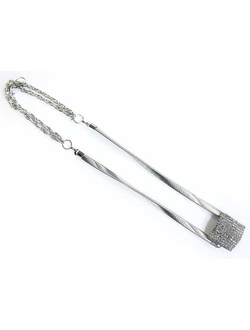 "Анкара", подхват со стразами металлический