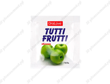 Съедобная гель-смазка Tutti-Frutti Яблоко 4г