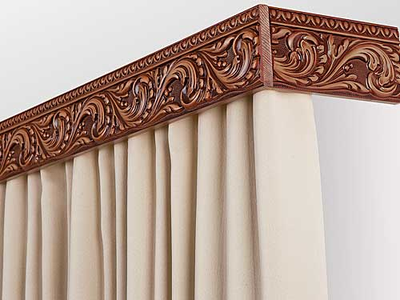 "Валенсия Color Balance", багетный карниз с деревянной планкой в упаковке, ЛеГранд