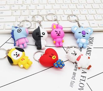 Брелок &quot;BT21&quot; резиновый