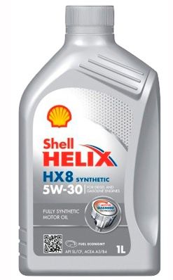 SHELL Helix 5W30 HX 8 син. мот.масло 1л