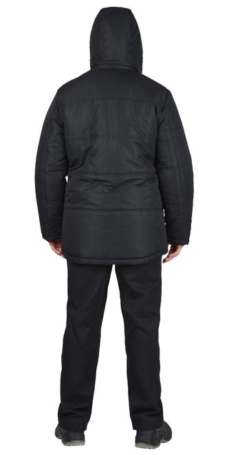 Куртка "Сириус-Кайман" черная, подкладка флис