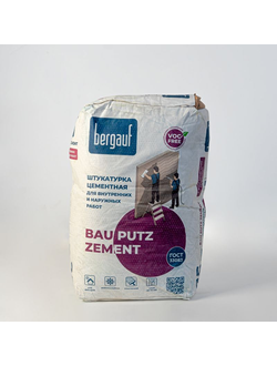 Штукатурка Bergauf Bau Putz Zement, 25 кг