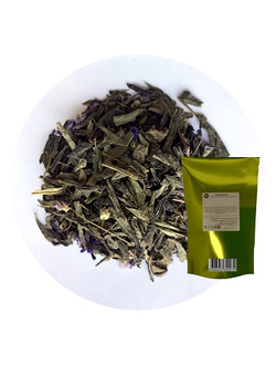 Чай "Заварилла" с добавками зелёный Комбуча (чайный гриб), 100 гр., дой-пак