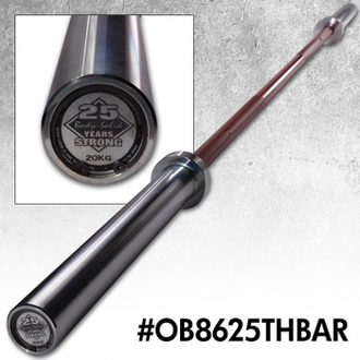 Гриф олмпийский юбилейный 220 см BODY-SOLID 25th ANNIVERSARY OB8625THBAR