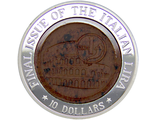 10 долларов Последний выпуск Итальянской лиры, 2002 год