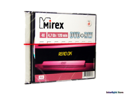 Диск Mirex DVD+RW 4.7Gb 4x 120 min video