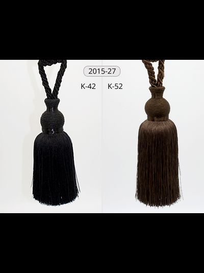 Арт. 2015-27 NEW. Небольшая кисть для портьер мелким оптом, 66 см